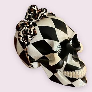 Satin Leopard Print Hair Bow Headband